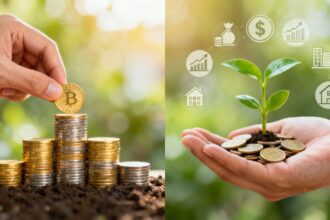 Geld vermehren durch Investitionen in Gold, Aktien und Immobilien.