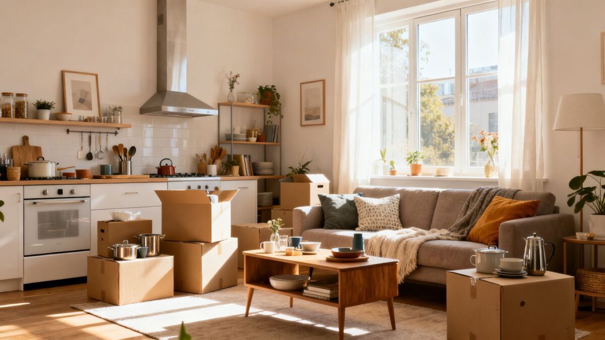 Checkliste erste Wohnung: Essentials für das neue Zuhause.